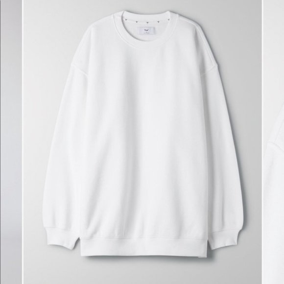 Tna Cozy Fleece Boyfriend Crew Sweatshirt (SIZE 1) - Picture 2 of 2